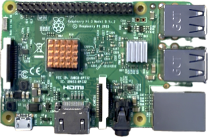 a Raspberry Pi board
